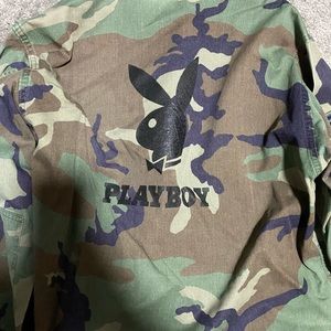 Vintage play boy military jacket